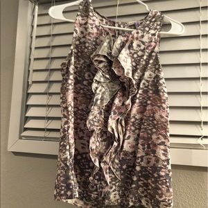 Banana Republic business casual ruffle tank